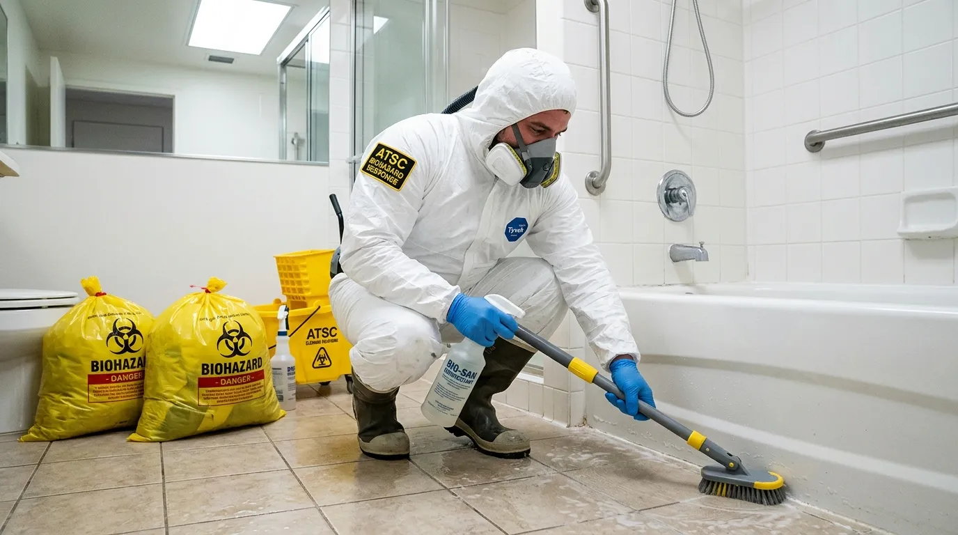 Decontamination equipment deployed for Blood Cleanup in Dixon